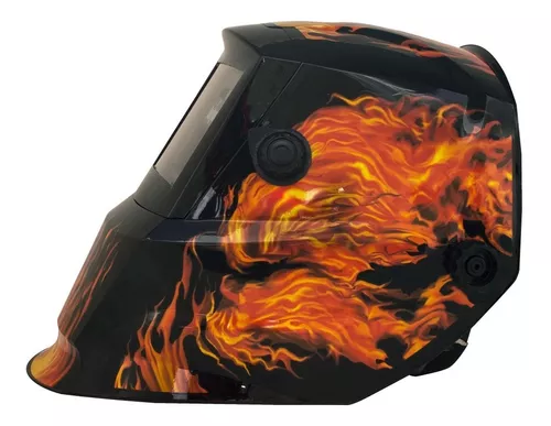 Careta Electronica Oakland CE-L6 Fuego | Recargables 1000 Veces |