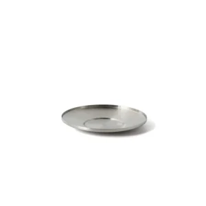 Cargador Inteligente Front House FOH |Platillo redondo cepillado de acero inoxidable 6.25" color Plata (12 piezas)