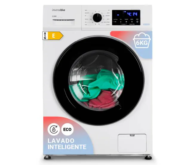 Cargador Inteligente Lavadora 6 kg con Display | UNIVERSALBLUE