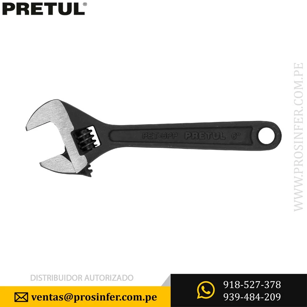 Cargador Inteligente LLAVE FRANCESA 6" "PRETUL"