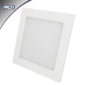 Certificadas CE LUMINARIO EMPOTRABLE CUADRADO 6W LUZ CÁLIDA