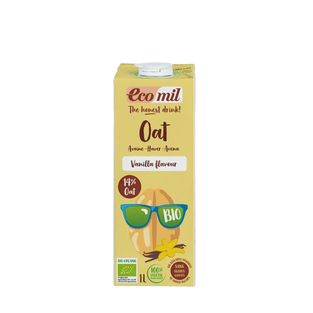Certificadas CE Pack 6x Bebida de Avena Vanilla Sin Azúcares ñadidos Bio 1 L