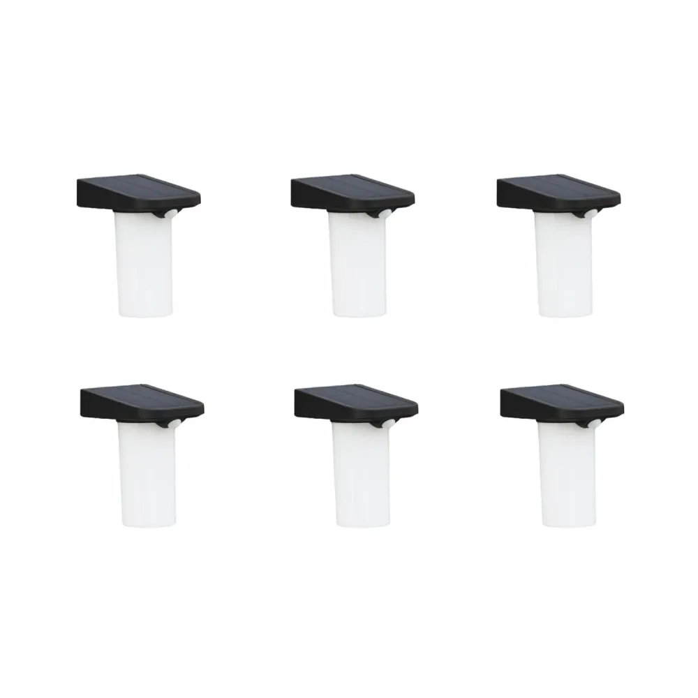 Certificadas CE Pack 6 Unidades Aplique Solar vertical Sin Base Contra Agua Con Sensor De Movimiento