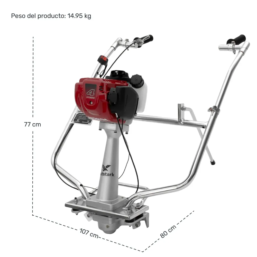 Certificadas CE Regla Vibratoria Concreto Motor Gasolina 1.6hp Sin Cuchilla