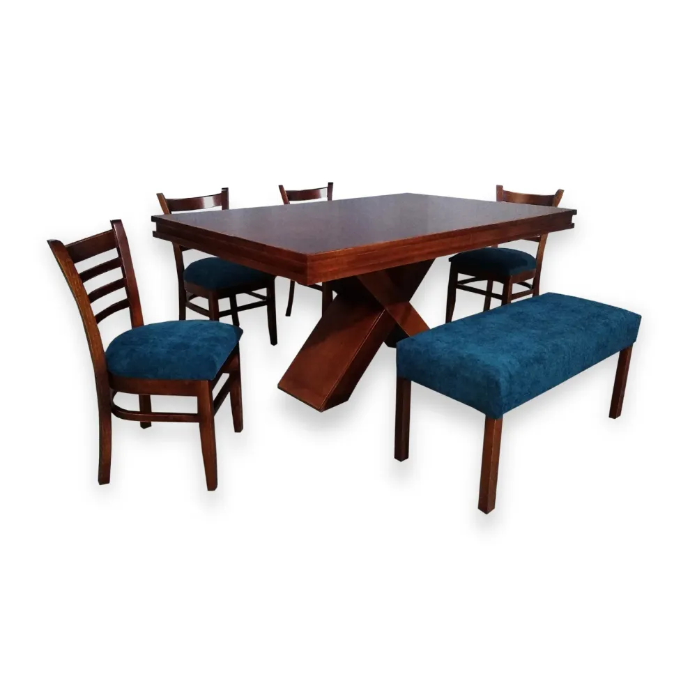 Comedor Mónaco con Banca 6 Personas para Mandos Distancia