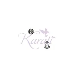 Contra para arete Chupon Elemental 6x5mm Plateado