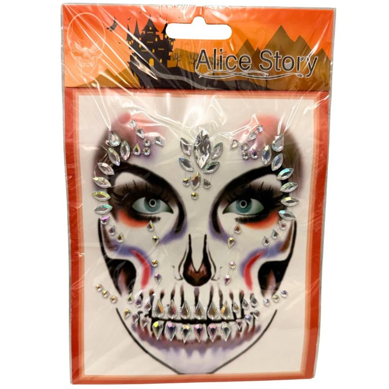 DECORACION CARA DIAMANTES MOD 6 HALLOWEEN VM FIESTA para Mandos Distancia