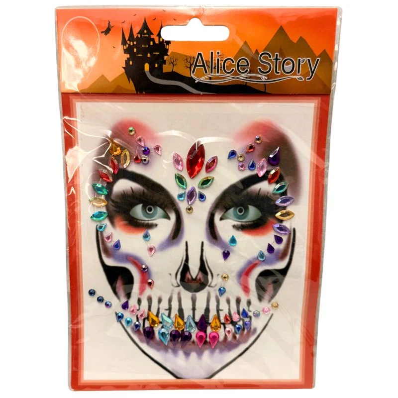 DECORACION CARA DIAMANTES MOD 6 HALLOWEEN VM FIESTA para Mandos Distancia