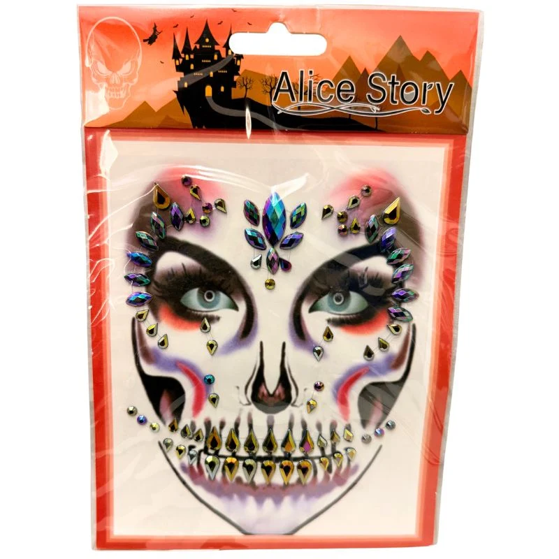 DECORACION CARA DIAMANTES MOD 6 HALLOWEEN VM FIESTA para Mandos Distancia