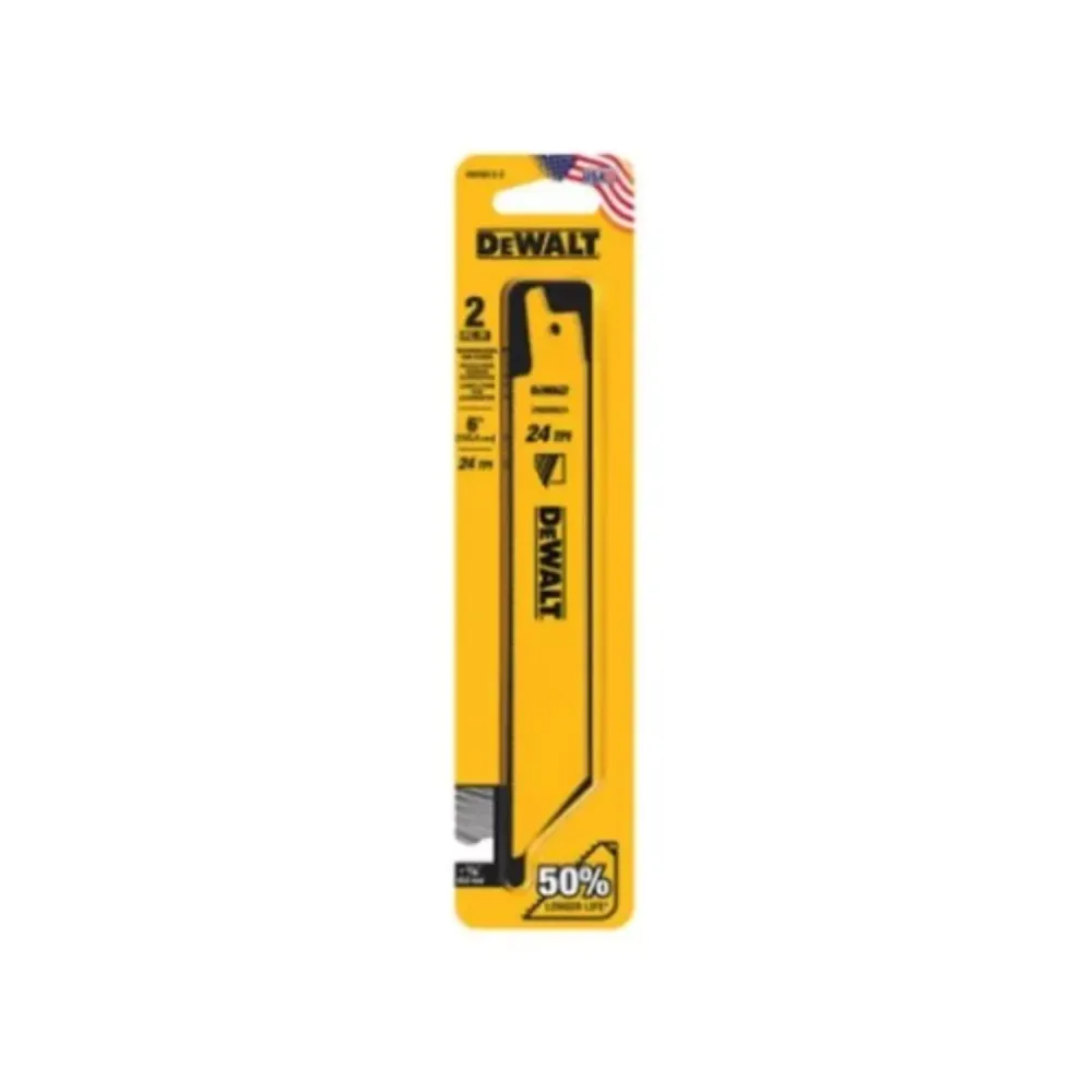 DW4813-2 - Segueta Sierra Sable 6'' con Certificación RoHS