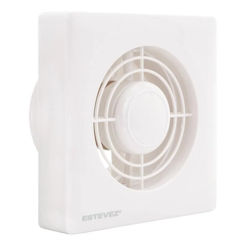 Estevez Extractor de Aire de 6" Para Baño / Cocina, Pared / Ventana, Modelo 1006(eco) Resistentes Derrames