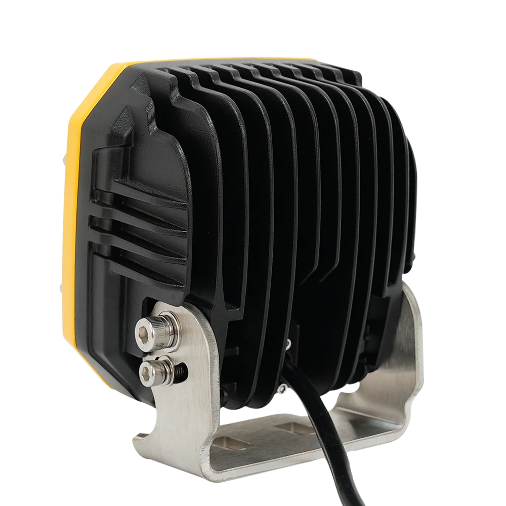 Faro de Trabajo 6" Robusto 9 LED Cuadrado Luz Blanca AGUZ