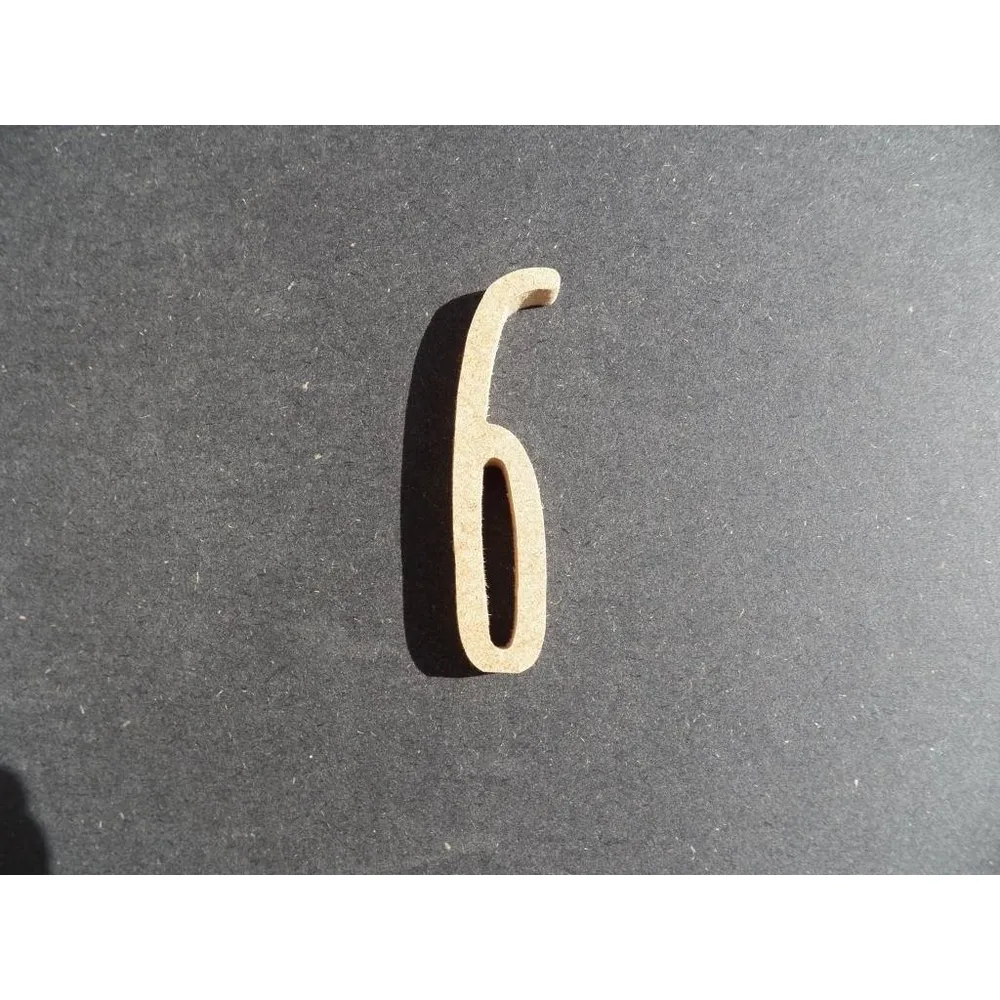 Fitaller numero manuscrita DM 19cm 6
