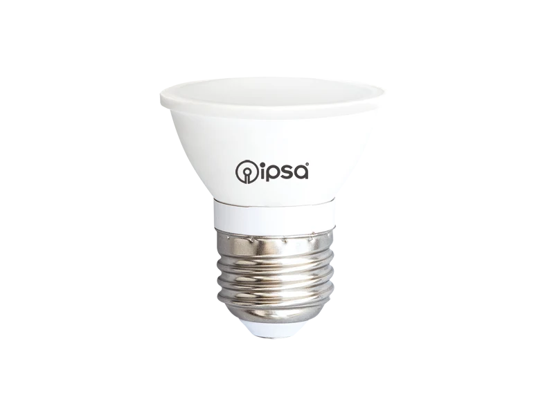 Foco Led E26 de 6w luz blanca 6500k Ipsa con Tecnologí de Larga Duración