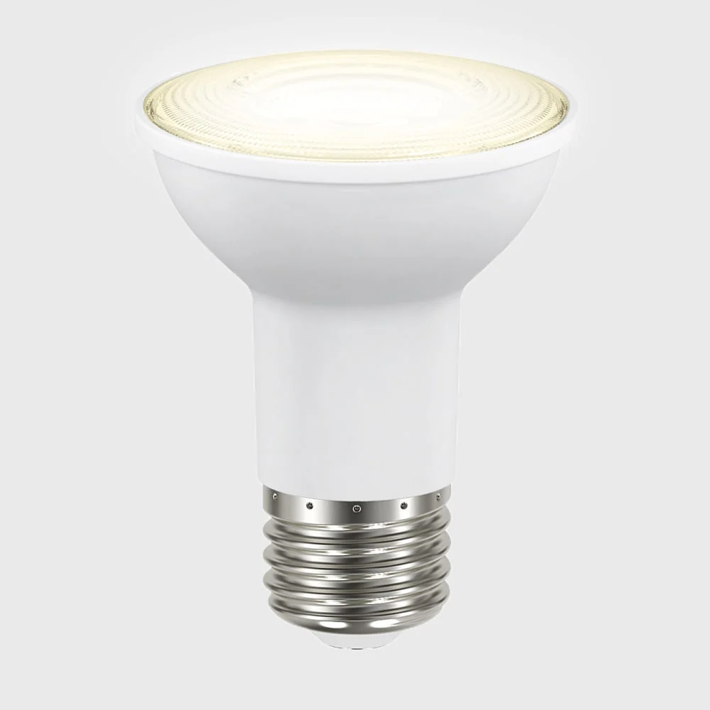 Foco LED PAR20, 6 W, Luz Delicado Cálida, Base E27, No atenuable
