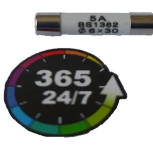 FUSIBLE 6x30 CERÁMICA 5A (1 unidad) para Mandos Distancia