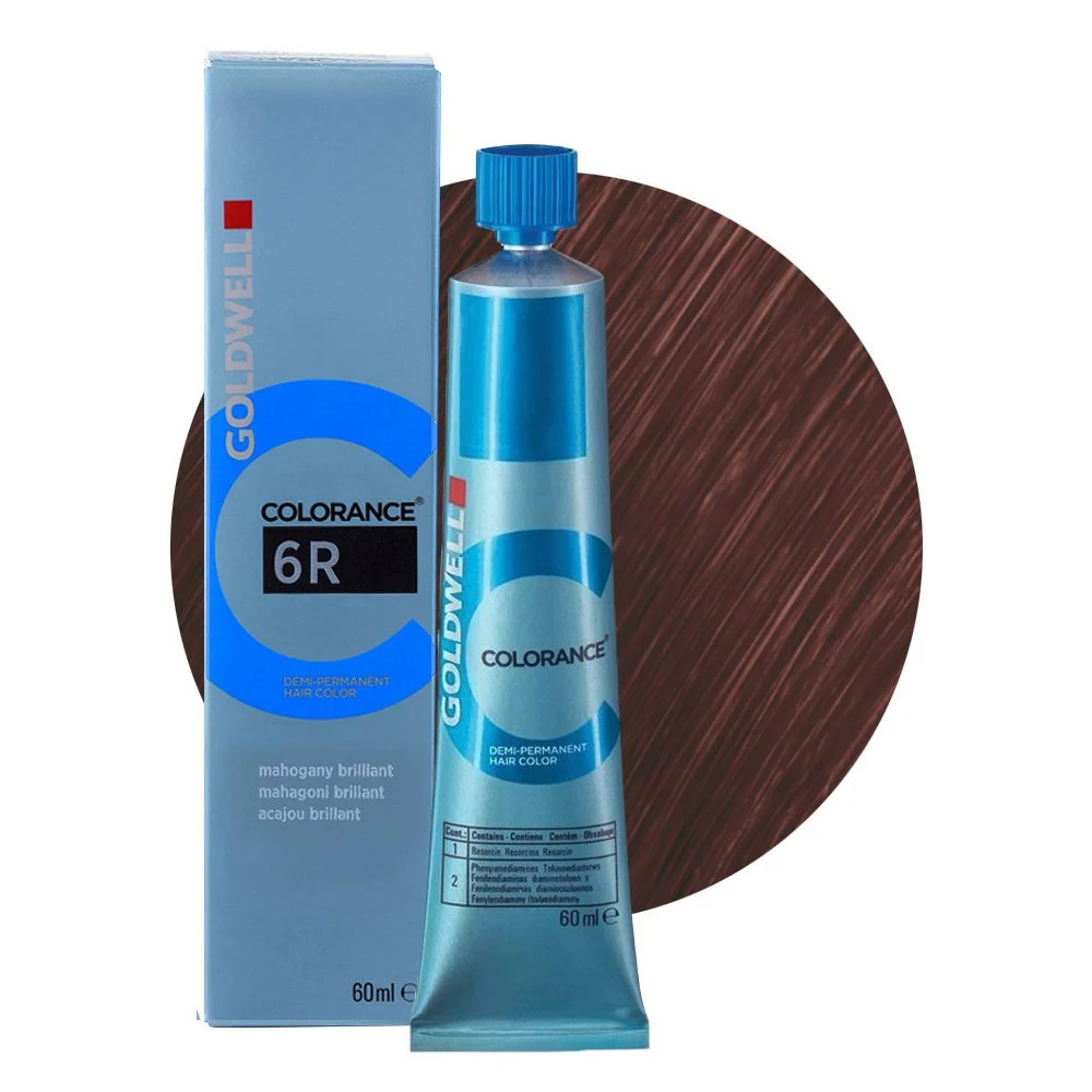 Goldwell - Tinte Colorance 6R Caoba Resplandeciente 60 ml