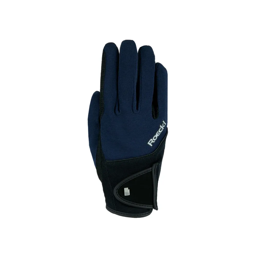 Guantes de Equitación Milano Dark Cobalto 6