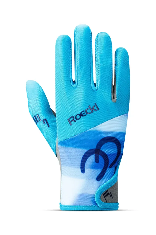 Koppl Guantes de equitación para niños Vivid ñil 6 Resistentes Derrames