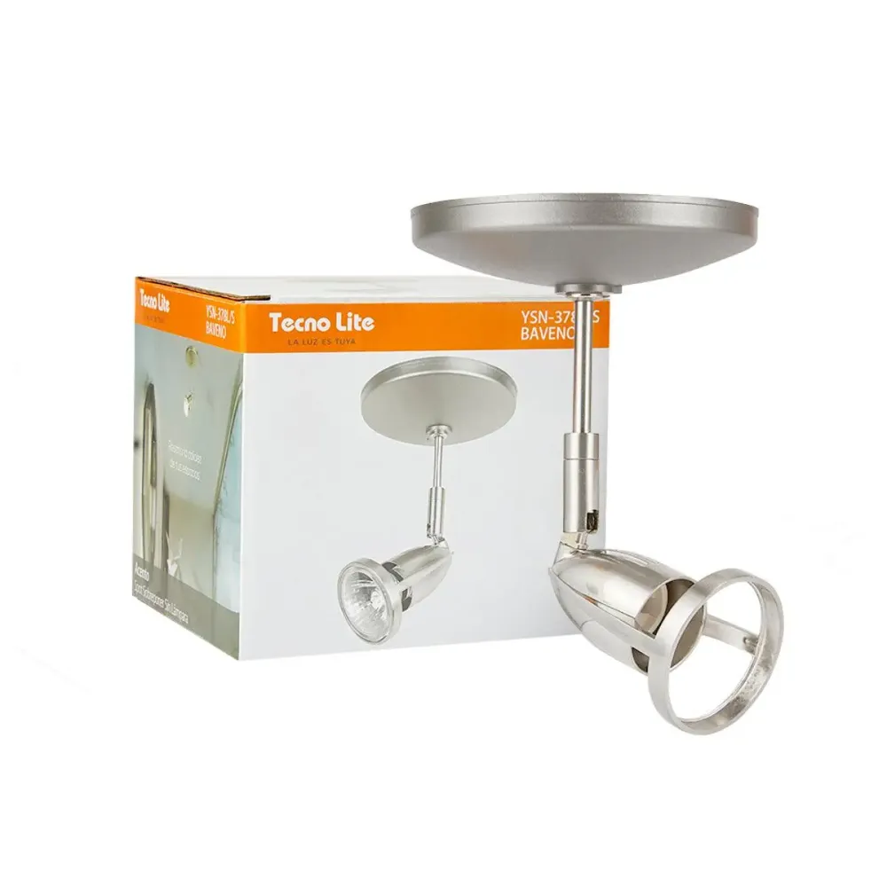 Lampara de interior baveno 6w satinado tecnolite AA - 24 Unidades