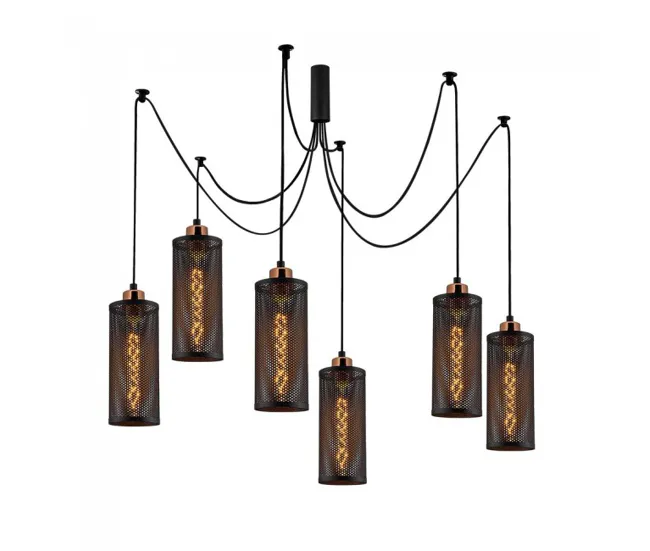 Lámpara colgante Marismo (6 luces) Metal Vanguardista | Envío Rápido
