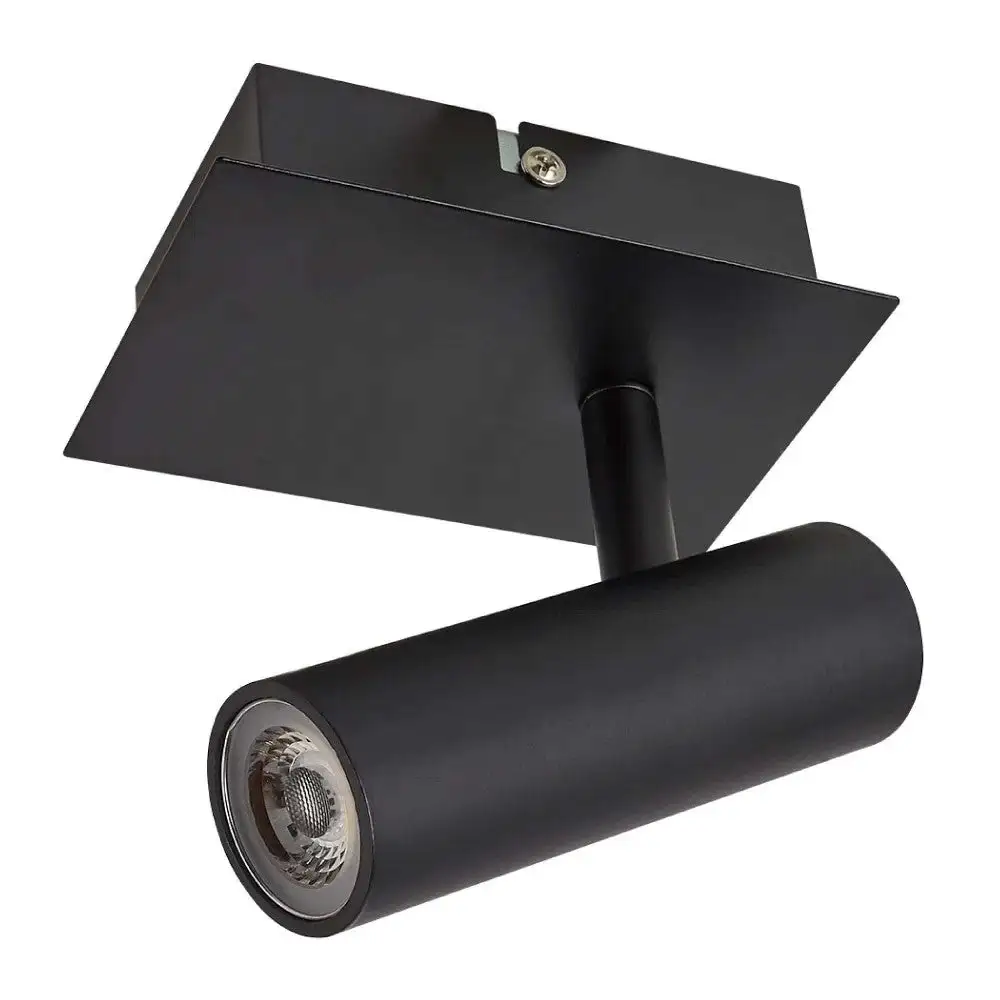 Lámpara de interior led tecnolite han i spot para sobreponer 6w luz mullido cálida dirigible negro