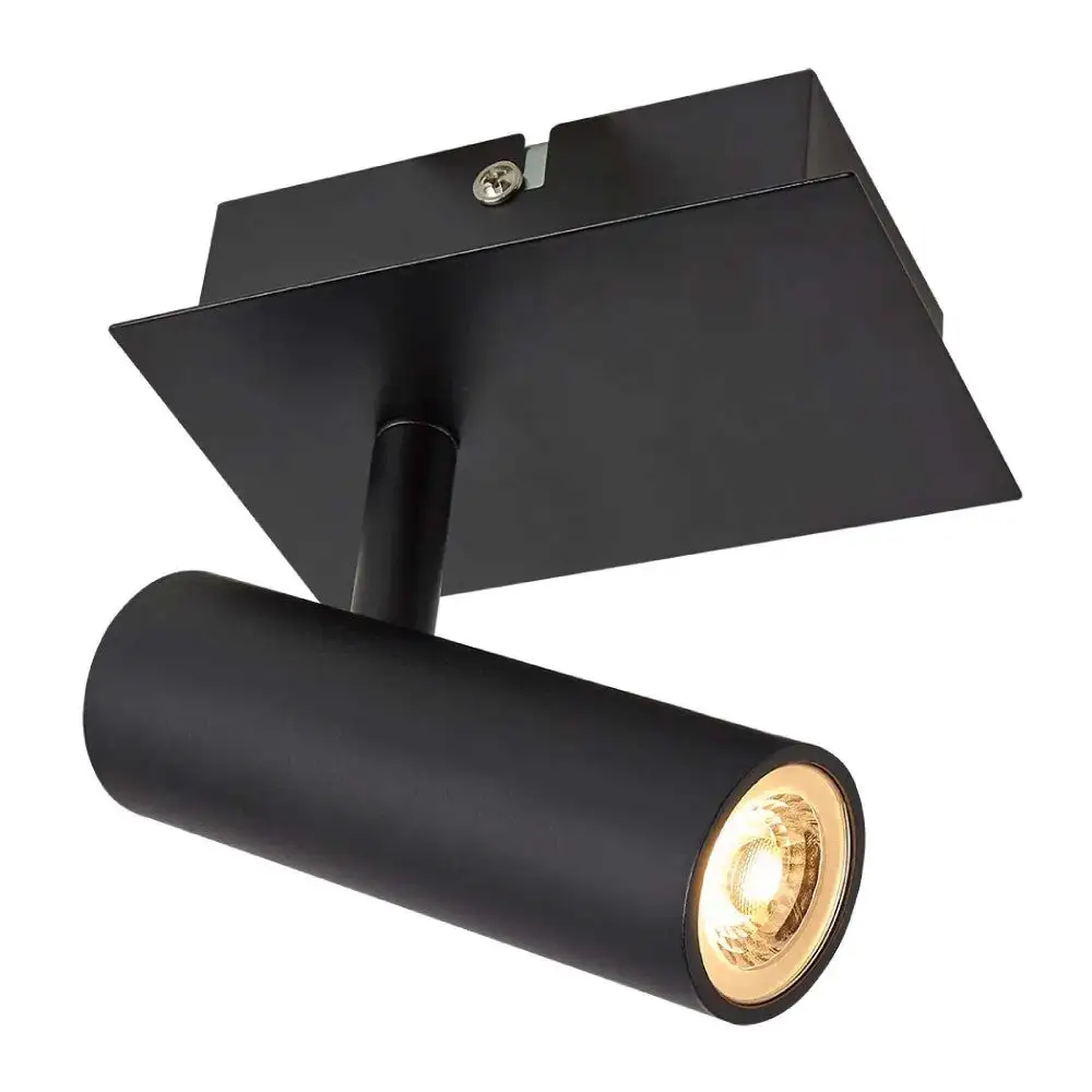 Lámpara de interior led tecnolite han i spot para sobreponer 6w luz mullido cálida dirigible negro