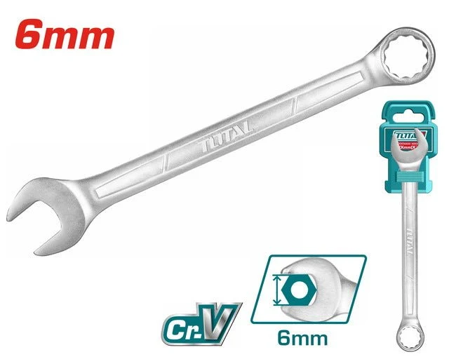 Clé Mixte TOTAL 6 mm Pour Bricolage Efficace TCSPA061 para Mandos Distancia