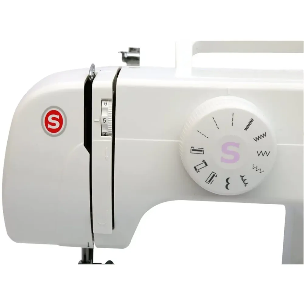 Máquina de coser mecánica singer portátil 6 puntadas con Estuche de Almacenamiento