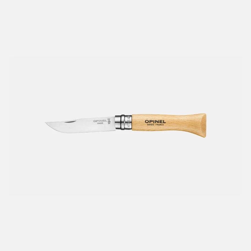 Navaja de Bolsillo Opinel N°06 Inox con Cargador Incluido
