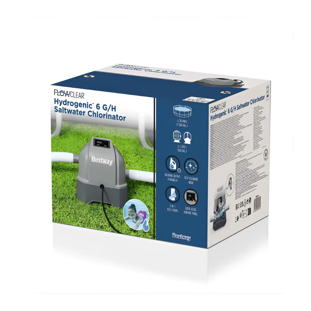 Pack de Pilas Clorador de agua salada hidrogénico Flowclear de 6 G/H