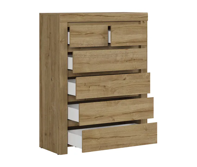 Pack de Pilas Cómoda 6 cajones Hella Madera