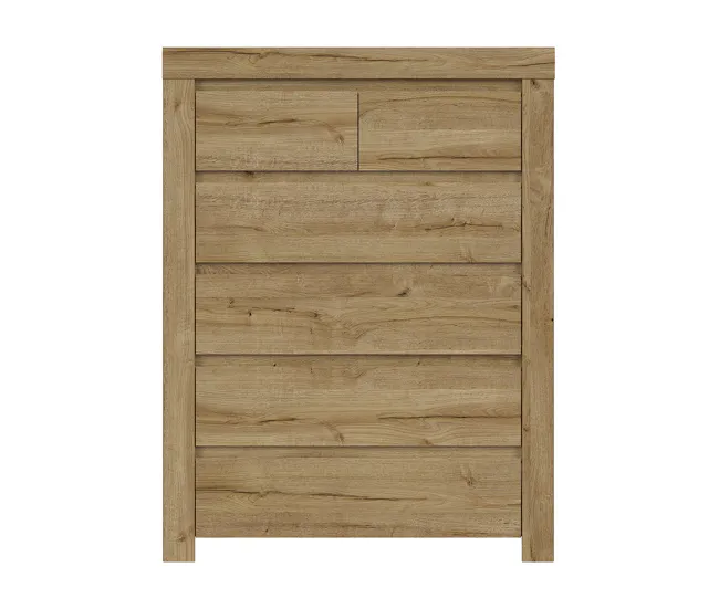 Pack de Pilas Cómoda 6 cajones Hella Madera