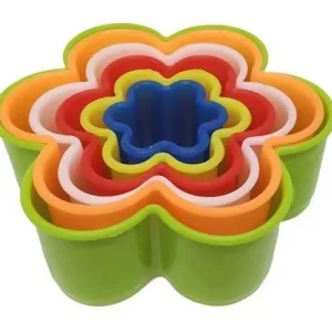 Pack de Pilas Pack 6 Cortador Masa Con 6 Pétalos Galletas Fondant