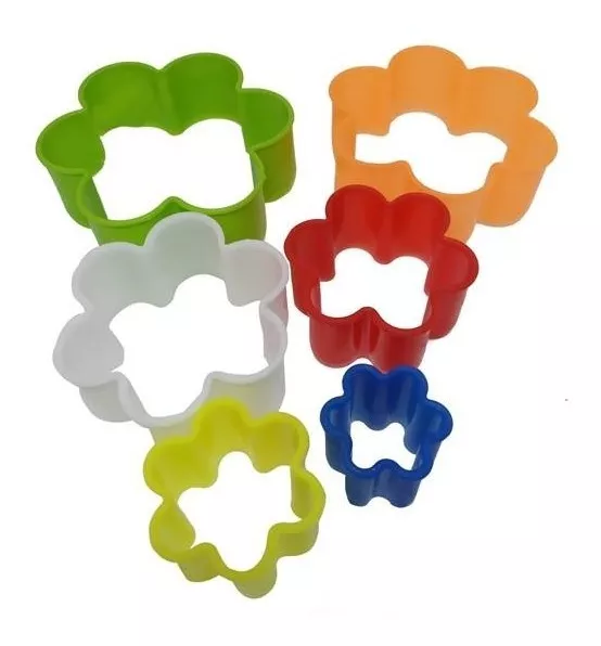 Pack de Pilas Pack 6 Cortador Masa Con 6 Pétalos Galletas Fondant