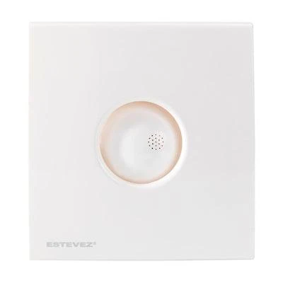 Pilas Alcalinas Extractor de aire tipo europeo para baño de 6" Estevez
