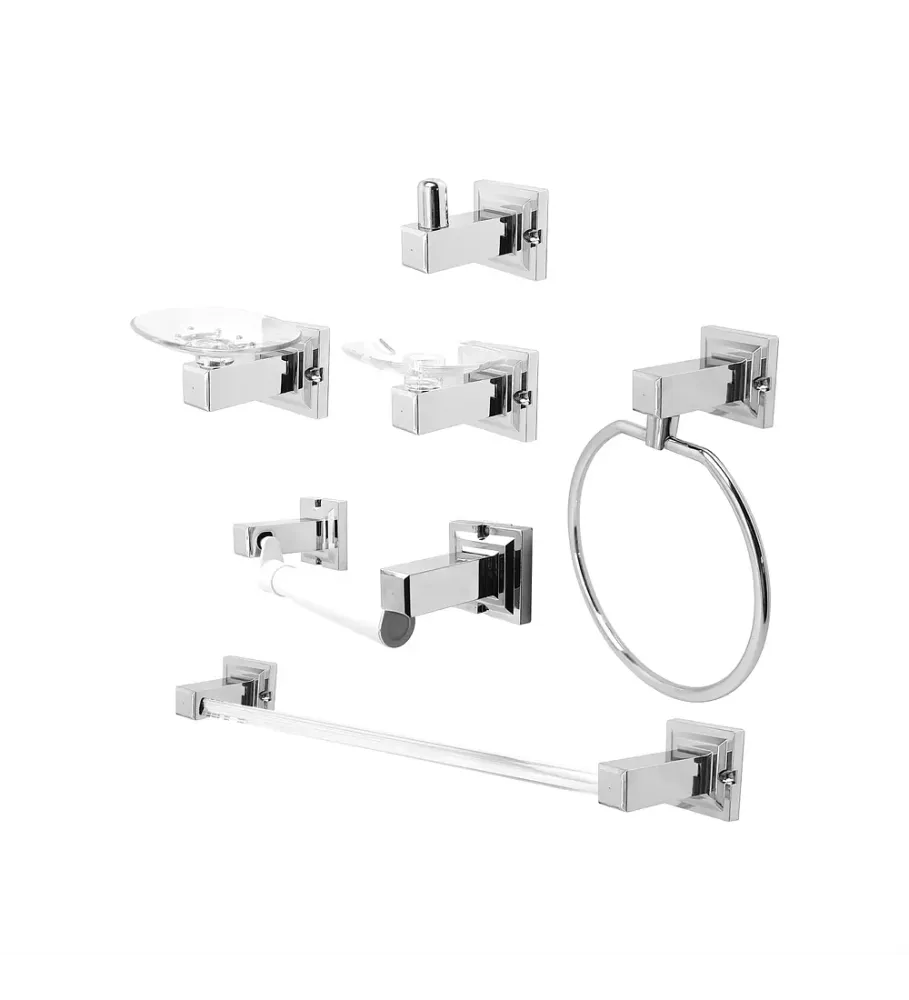 Pilas de Baterí Accesorio Baño 6 Piezas Abs Támesis