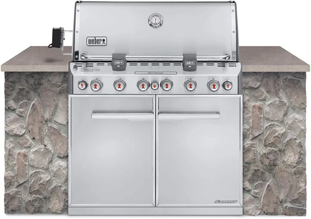 Pilas de Baterí Asador de gas empotrable summit s-660