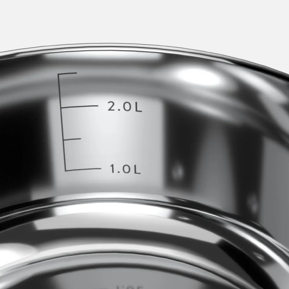 Pilas de Baterí Baterí de Cocina Wens Acero Inoxidable 6 Pcs