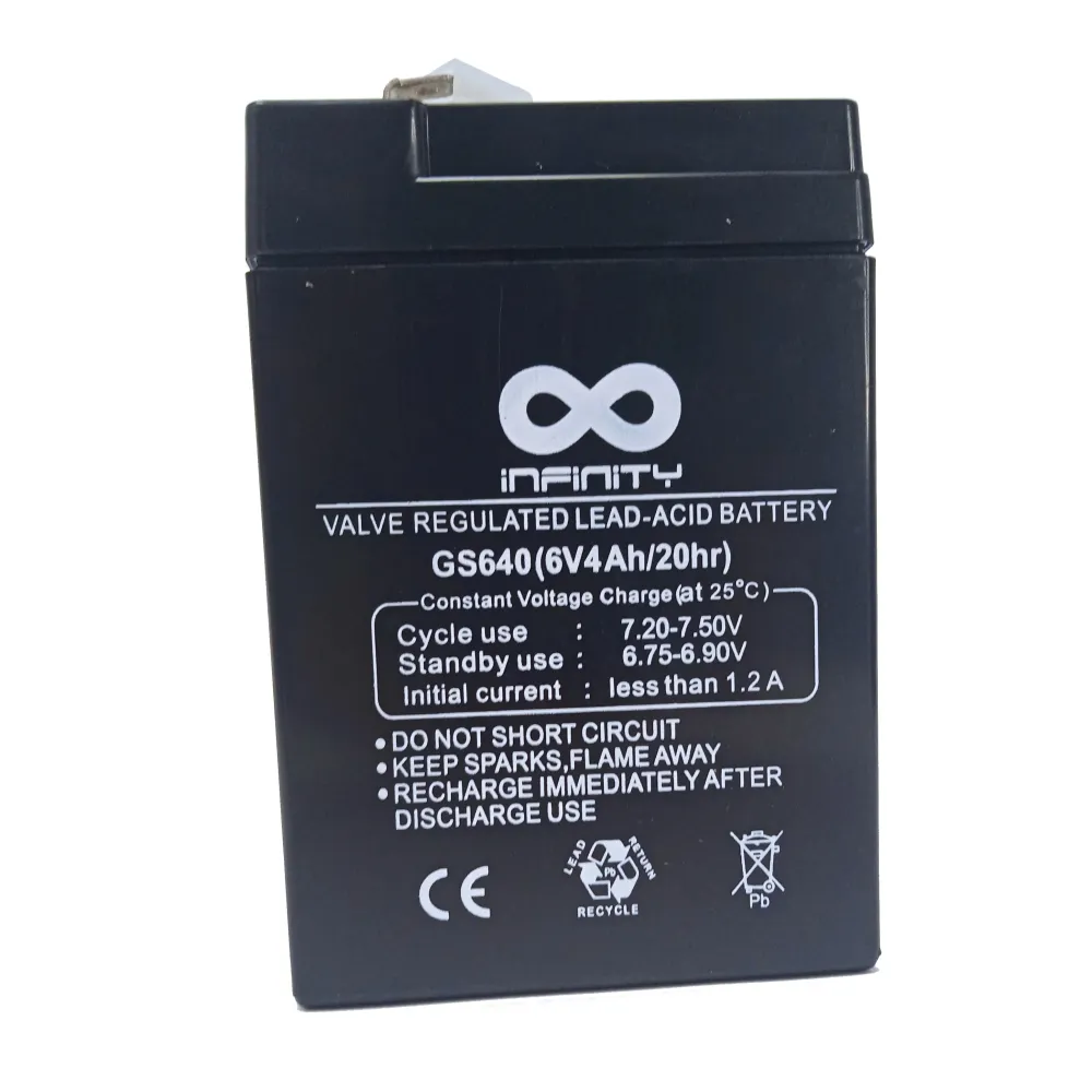 Pilas de Baterí Baterías Infinity 6V 4Ah - Solución Energética de Respaldo