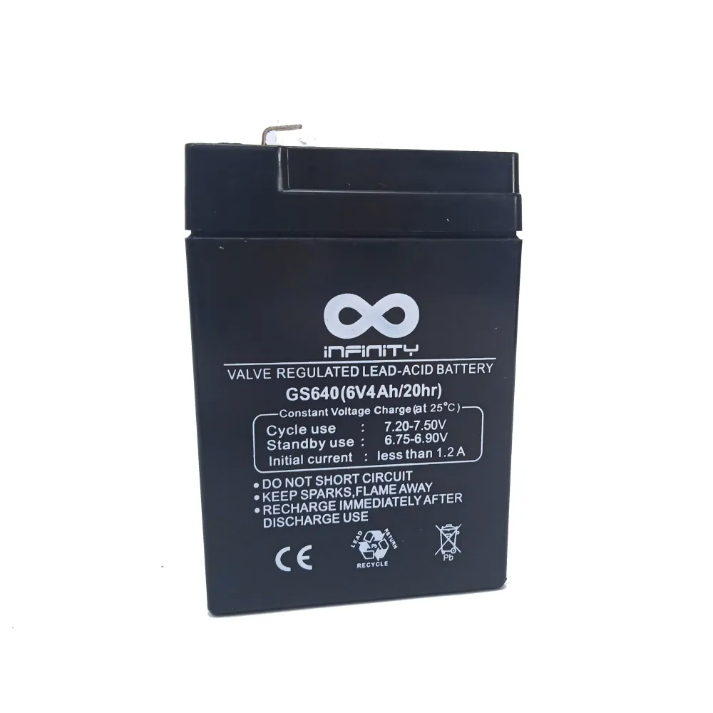 Pilas de Baterí Baterías Infinity 6V 4Ah - Solución Energética de Respaldo