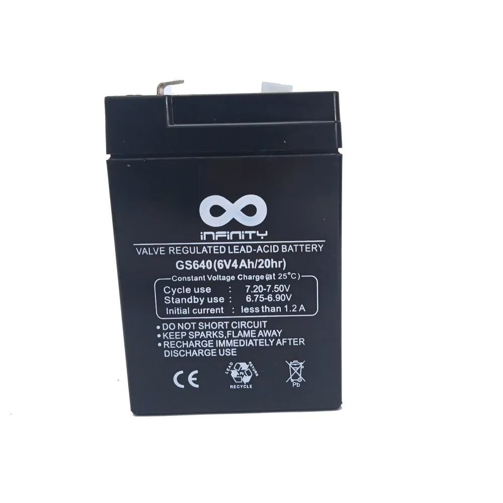 Pilas de Baterí Baterías Infinity 6V 4Ah - Solución Energética de Respaldo