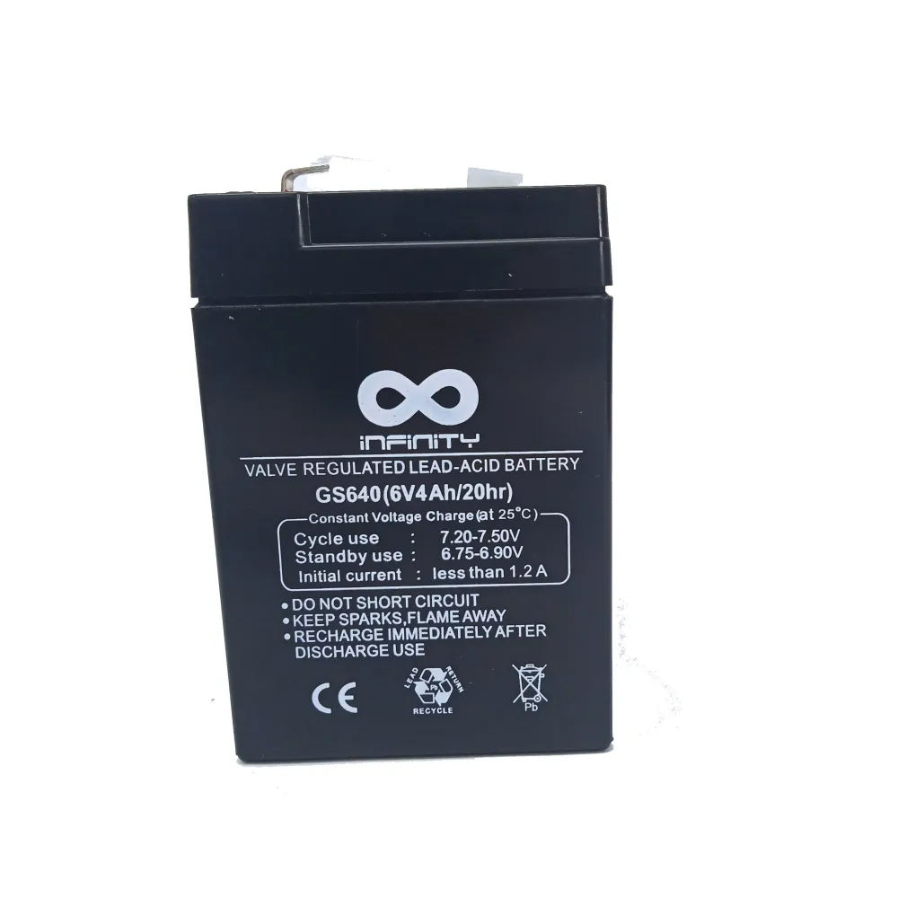 Pilas de Baterí Baterías Infinity 6V 4Ah - Solución Energética de Respaldo