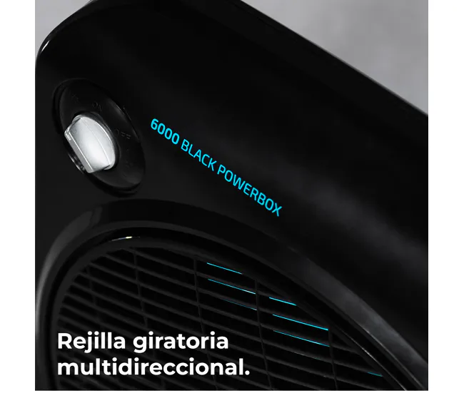Pilas de Baterí Ventilador de suelo EnergySilence 6000 Power Box Ébano Cecotec