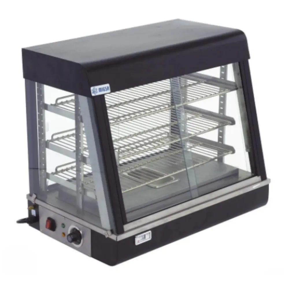Pilas de Baterí Vitrina abrasador sobre mostrador 600r
