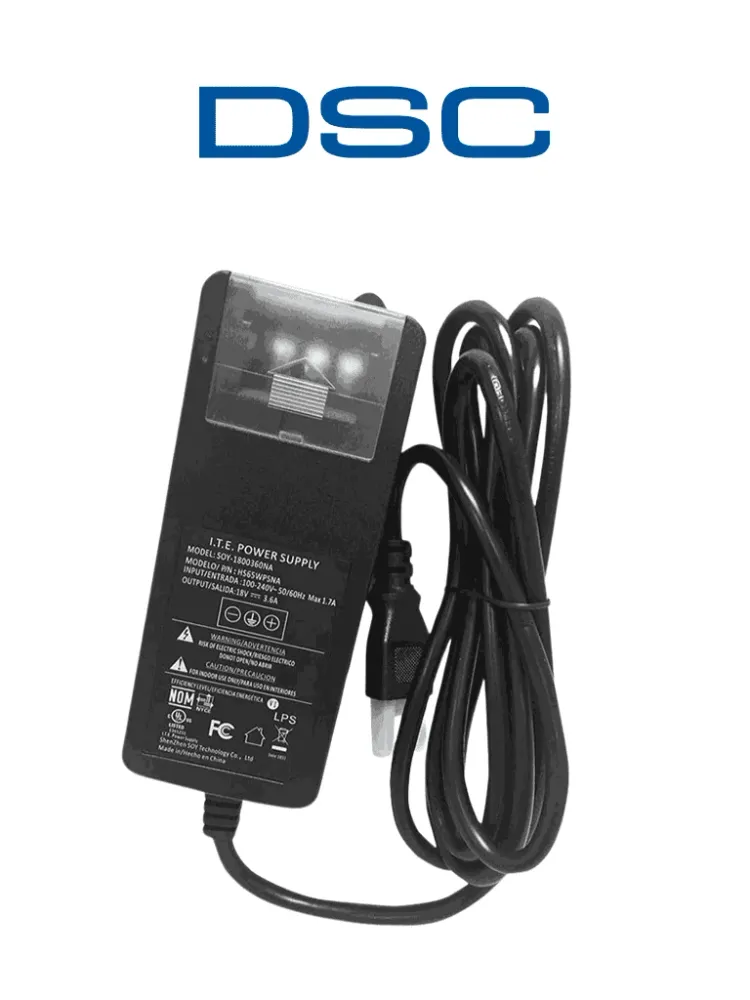 Pilas de Litio DSC HS65WPSNA - Fuente de alimentación 18 Vcd/3.6 Amp funciona con con Power Series Pro