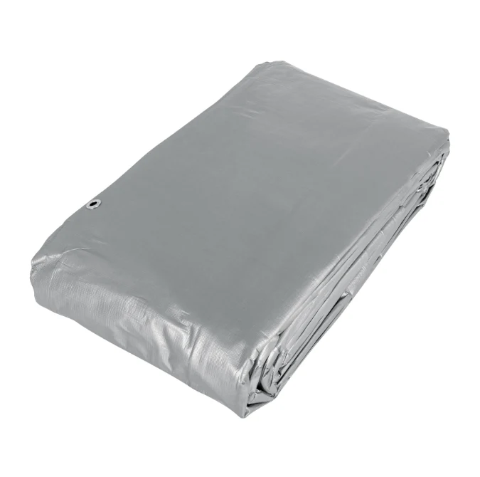 Pilas de Litio Lona reforzada, 6 x 12 m, gris