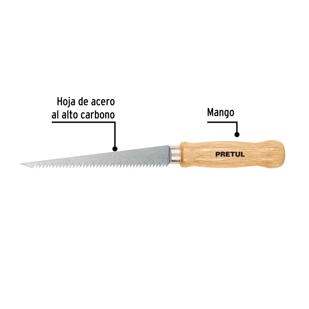 Pilas de Litio Serrucho para muros de yeso 6", Pretul