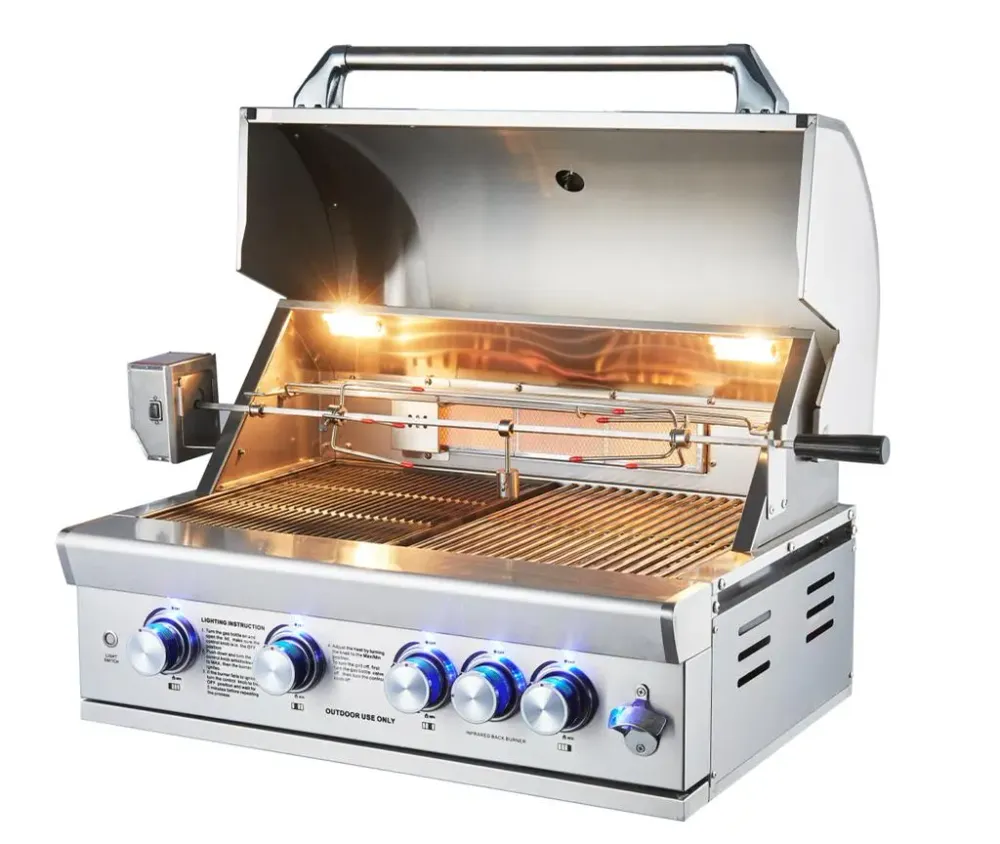 Pilas de Reloj Built- BBQ Grill Series 6