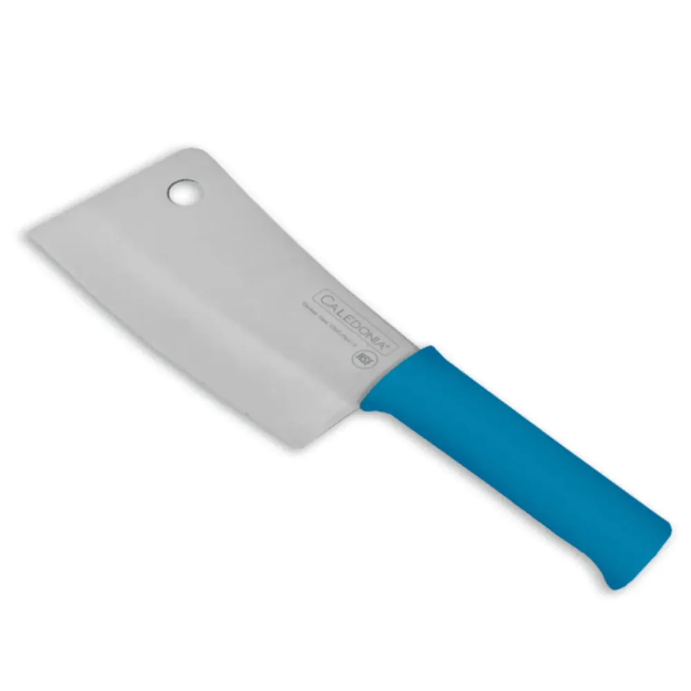 Pilas de Reloj Hachuela 8plg, filo profesional, azul, caja con 6pz